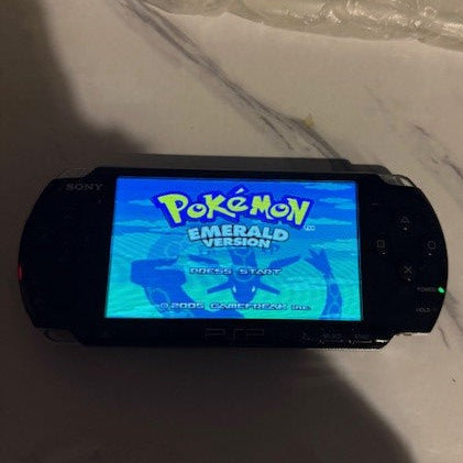 Black Sony PSP 3000 (Custom) – 32GB – N64 & GBA Emulators